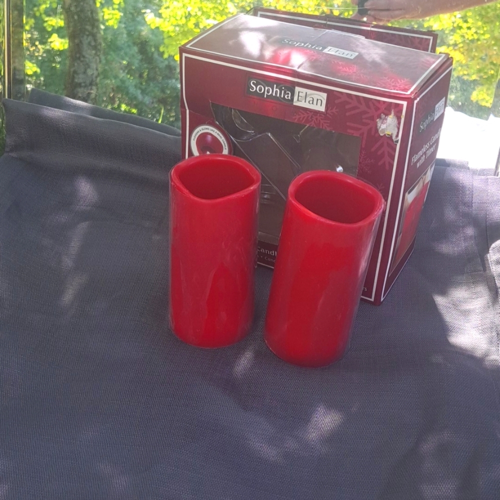 Shopia Elan Flameless Candles w Timer